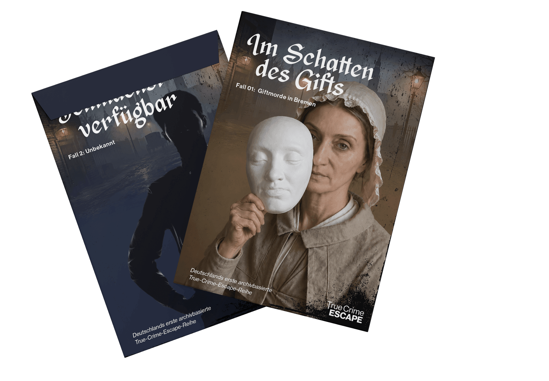 Ermittlungsakte mit Spielkarten – Im Schatten des Gifts
